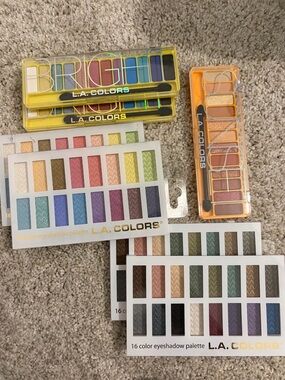 L.A. COLORS Bright & Neutral Eyeshadow Palettes - Multicolor